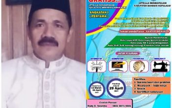 Disnaker Bangkep Gelar Pelatihan Gratis Guna Meningkatkan Kompetensi dan Memberdayakan Kemampuan Pencari Kerja