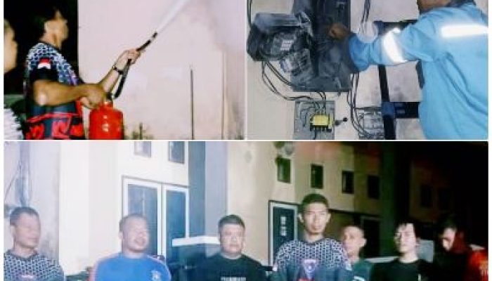 Damkar Banggai Kepulauan, Siaga Amankan Korsleting Listrik di Rujab Sekda Bangkep