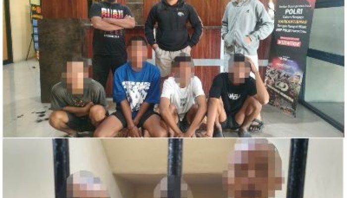 Lakukan Pengeroyokan, Resmob Polres Banggai Amankan Enam Remaja di Kota Luwuk