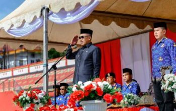 Wabup Morut, Pimpin Upacara Peringatan Hari Otonomi Daerah XXVIII Tahun 2024
