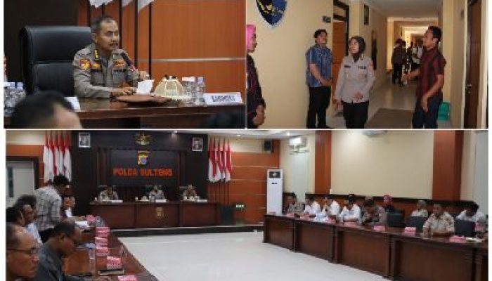 Ditressiber Segera Dibentuk, Tim Study Kelayakan Kunjungi Polda Sulteng