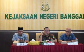 Polres Banggai Ikuti Rapat Pengawasan Terkait Aliran Kepercayaan dan Agama di Kejaksaan Negeri Banggai