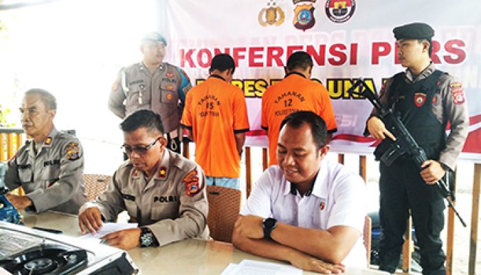 Dua warga Ampana tersangka atas pelanggaran tindak pidana UU. Narkoba