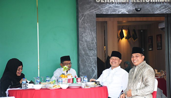 Kapolda Sulteng Hadiri Halal Bihalal dengan Forkopimda di Makorem 132 Tadulako