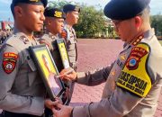 Dirsamapta Polda Sulteng Pimpin Upacara PTDH Dua Personel Ditsamapta