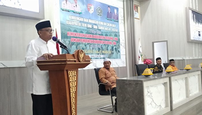 Jelang pemberangkatan  Jemaah Haji,  Kolaborasi Pemda dan kementrian  Agama Tojo Una-Una gelar manasik haji