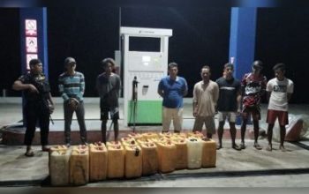 Polres Bangkep Sikat Pelaku Penyelahgunaan dan Penyelundupan BBM Bersudsidi SPBU di Desa  Donkean Balut