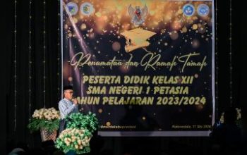 SMA 1 Petasia Luluskan 235 Siswa, Satu Orang Dapat Beasiswa Dari Pemda Morut  Kuliah Kedokteran di China