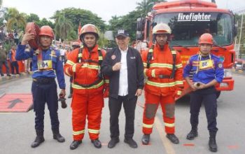 Upacara HUT Ke-105 Damkar, Diadakan Sulteng Fire Fighters Skill Competition 2024 di Kabupaten Banggai