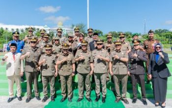 Upacara Gelar Pasukan Memperingati HUT Satpol PP, Satlinmas Dan Damkar Sulawesi Tengah