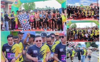 Bupati Amirudin Lepas Start, Banggai Run Challenge “Run de Bunta” Yang Diikuti 1500 Peserta Lokal dan Internasional