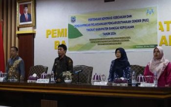Pj. Bupati Ihsan Basir, Buka Pertemuan Advokasi Kebijakan dan Pendampingan Pelaksanaan PUG di Banggai Kepulauan