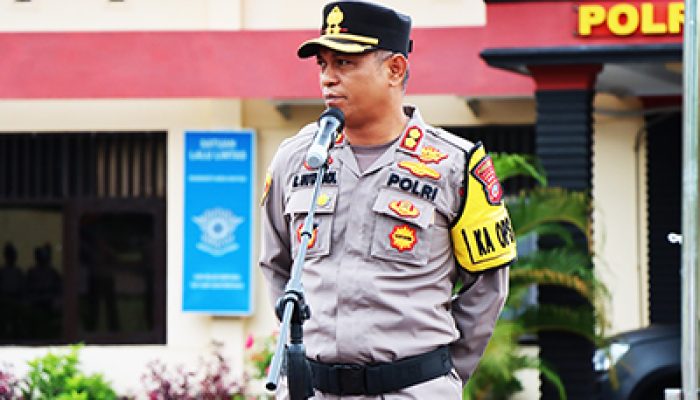 3 Hal Penekanan Kapolres Tojo Una-Una Saat Pimpin Apel Pagi