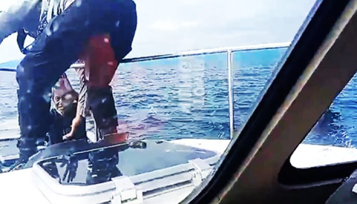 Speedboad Polres Tojo Una-Una selamatkan Nelayan terjebak diatas rompon