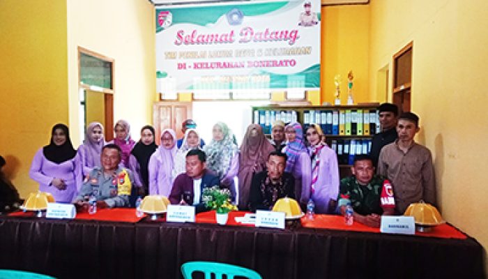 Gelar Lomba Desa Tingkat Kecamatan dihadiri Kapolsek Ampana Kota