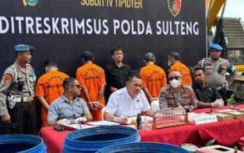 Polda Sulteng Tetapkan Dirut dan Komisaris PT. GPS, Tersangka PETI di Morowali Utara