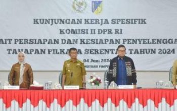 Pemprov Sulteng Terima Kunker Komisi II DPR RI : Harapkan Pilkada Serentak 2024 Berjalan Demokratis