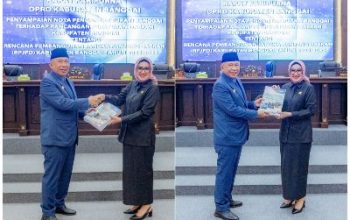 Rapat Paripurna DPRD, Wabup Furqanuddin Sampaikan Nota Pengantar Raperda RPJPD Banggai 2025-2045