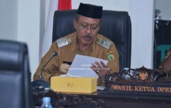 Wabup Morut H. Djira, Hadiri Rapat Paripurna Pemandangan Umum Fraksi Terhadap Perhitungan APBD TA 2023