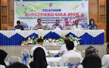 Tingkatkan Kapasitas Dan Kompetensi SDM, Dinas PPKUKM Gelar Pelatihan Perkoperasian Dan Diversifikasi Gula Aren