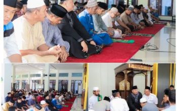 Kapolres Bersama Masyarakat, Sholat Idul Adha Berjamaah di Masjid Ar-Rahman Polres Banggai