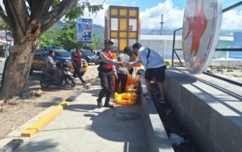 Libur Panjang Idul Adha 2024, Sat Samapta Polres Banggai Patroli di Objek Wisata