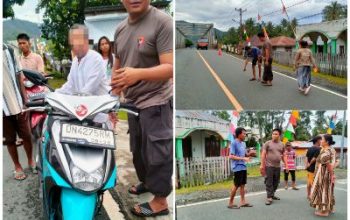 Sepeda Motor Tabrak Kakek di Desa Lamo Pagimana, Korban Alami Patah Tulang dan Luka Serius