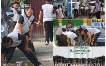 Masjid Baiturrahim dan Masjid Jami Jadi Sasaran Bakti Reliqi “Hari Bhayangkara ke-78” Polda Sulteng