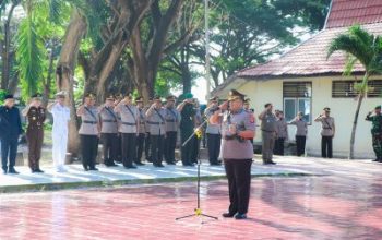 Peringati Hari Bhayangkara ke 78, Kapolres Banggai Pimpin Upacara Ziarah dan Tabur Bunga di TMP