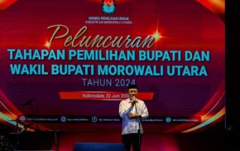 Wizz Baker Semarakkan Peluncuran Tahapan Pilkada, Pemilihan Bupati dan Wabup Morut Tahun 2024