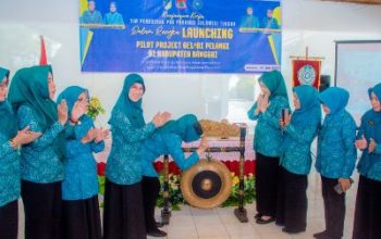 Ketua Bidang 1 TP-PKK Provinsi Sulteng, Launching Gelari Pelangi di Kabupaten Banggai