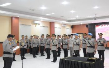 Kapolda Sulteng Pimpin Sertijab 3 PJU Dan Kapolres Banggai