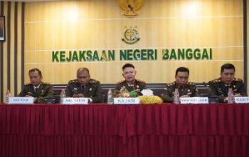 Pres Release Capaian Kinerja Kejaksaan Negeri Banggai, Periode Januari Hingga Juli 2024