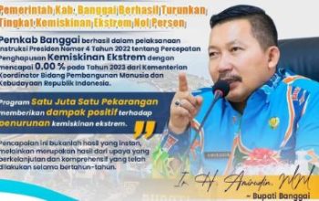 Program SJSP Dinikmati 3.230 KK, Bupati Amirudin Sukses Tekan Angka Kemiskinan Ekstrim di Kabupaten Banggai