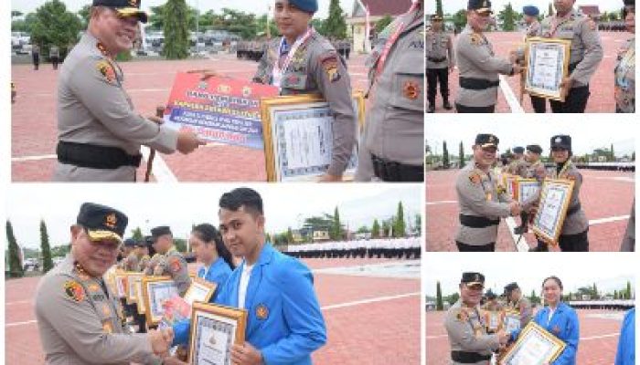 8 Personel Dan 3 Mahasiswa Terima Penghargaan Kapolda Sulteng, Ini Deretan Prestasinya!