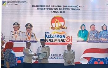 Membanggakan, Morut Raih Juara 1 Penyusunan GDPK 5 Pilar Dari BKKBN Provinsi Sulawesi Tengah