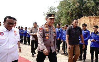Kapolri Laksanakan Peletakan Batu Pertama Pembangunan Gedung Pusdiklat SPSI di Kawasan Jatiluhur Kabupaten Purwakarta