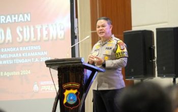 Buka Rakernis Fungsi Harkam, Kapolda Sulteng Tekankan Netralitas Polri Jelang Pilkada 2024