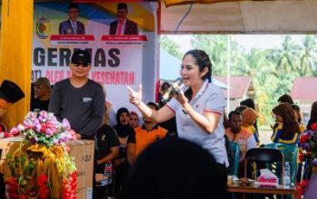Kegiatan Germas di Bungku Utara Berlangsung Sukses, Ketua PKK Morut Jelaskan Pentingnya Pola Hidup Sehat