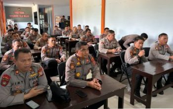 Kasat Samapta Polres Banggai, Ikuti Rakernis Baharkam Polda Sulteng 2024