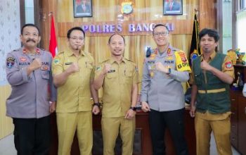 Kapolres Banggai Terima Kunjungan Diskominfo, Perkuat Layanan Kedaruratan