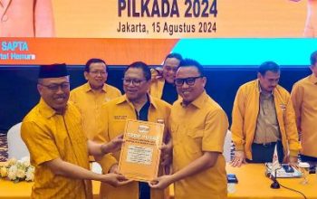Pasangan Delis-Djira, Sah Terima B1-KWK Dari Partai Hanura Untuk Cabup-Cawabup Morowali Utara