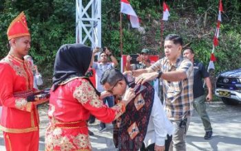 Bupati Amirudin Bersama Unsur Forkopimda, Hadiri Deklarasi Kampung Pancasila di Desa Salodik
