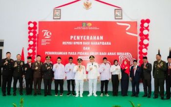 Ketua DPRD Banggai, Hadiri Upacara Penyerahan Remisi di Lapas Kelas IIB Luwuk