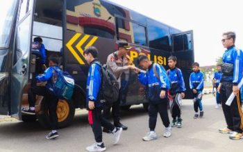 Kapolres Banggai Lepas 24 Atlet Taekwondo Ikuti Danrem Cup 2 Open Tournament