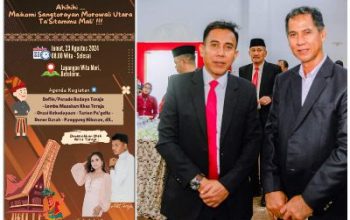 Gubernur Sulteng Akan Hadiri Pertemuan Besar Warga Toraja Se_Kabupaten Morowali Utara