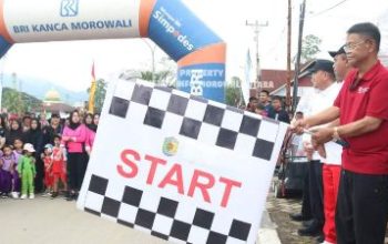 Buka Agenda Kunker di Morut, Gubernur Sulteng Lepas Peserta Jalan Sehat