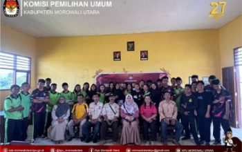 KPU Morowali Utara Gelar Sosialisasi Pendidikan Pemilih Pemula di SMKN 1 Lembo Raya