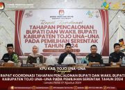 KPU GELAR RAKOR TAHAPAN PILKADA KABUPATEN TOJO UNA-UNA TAHUN 2024