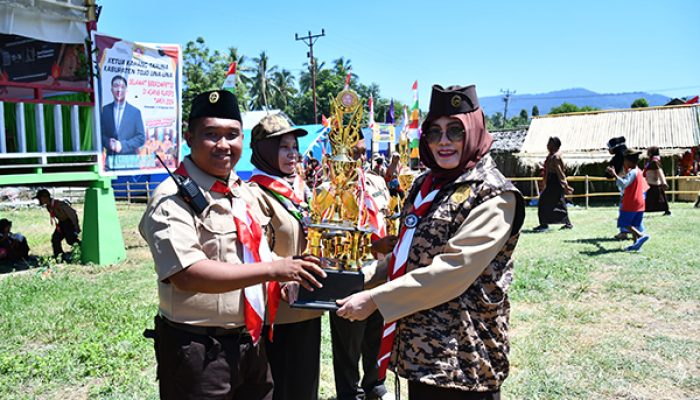 Bupati Tojo Una-Una Beri sambutan pada kegiatan KLKSP2